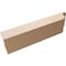 Ekena Millwork 6in. W x 4in. H x 24in. L Del Monte Woodgrain TimberThane Rafter Tail, Primed Tan RFTUR06X04X24DELRCPR - alternate 2